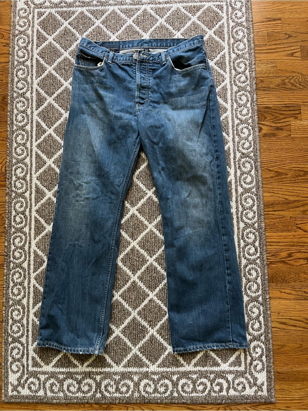 Banana Republic Men's Dark Blue Straight Jeans